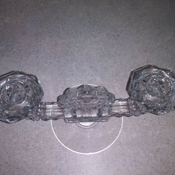 Fostoria Accents Vintage Fostoria American Double Candle Holders